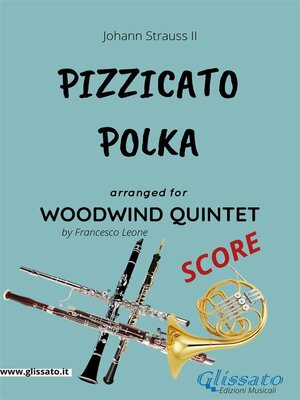 cover image of Pizzicato polka--Woodwind Quintet SCORE
